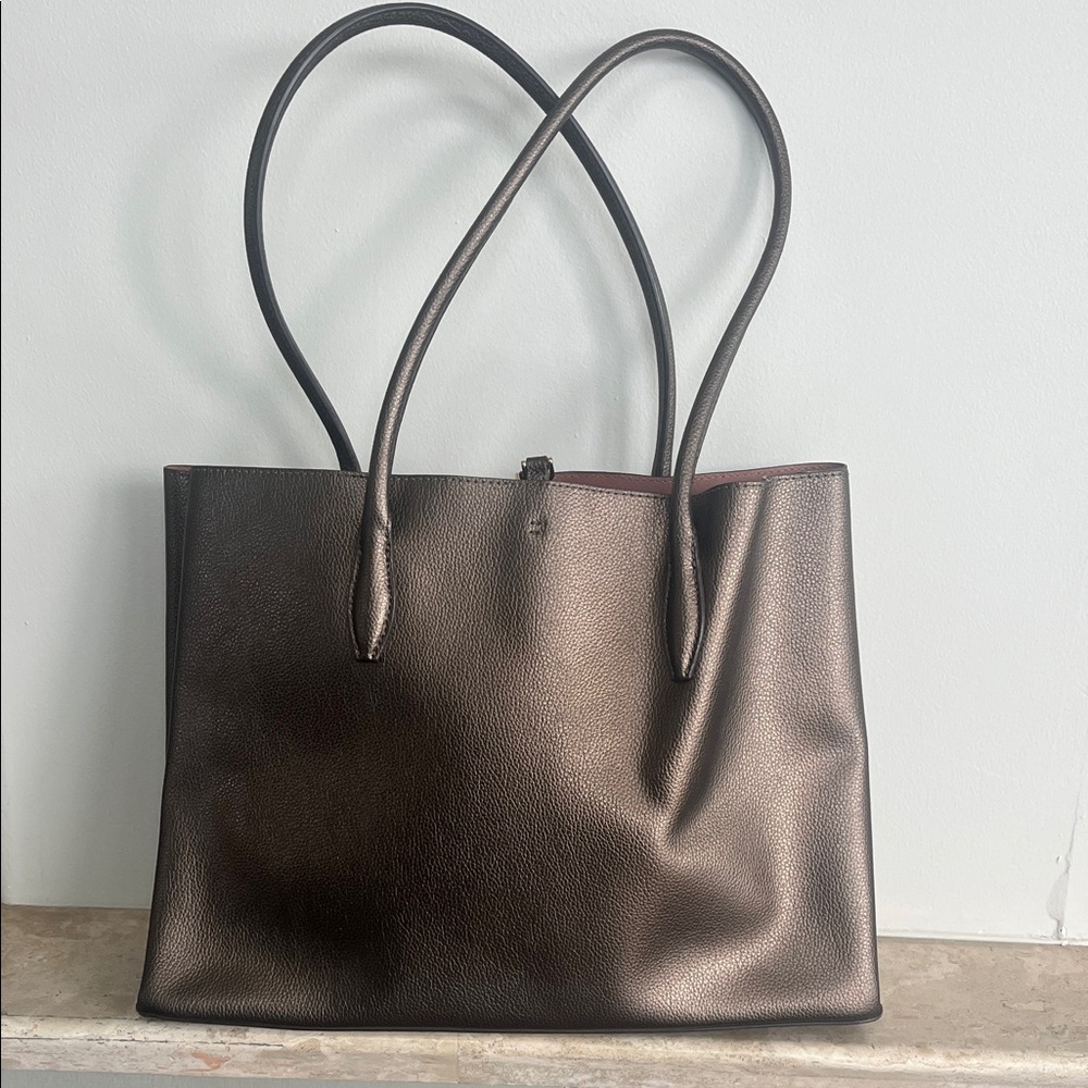 Kate Spade Metallic Brown Tote - Picture 2 of 8